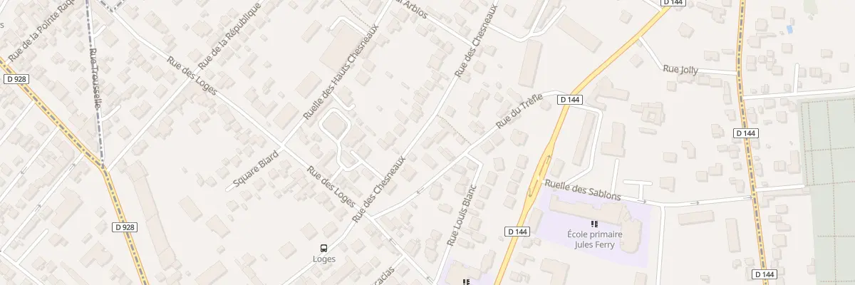 Plan du 55 Rue des Chesneaux à Montmorency
