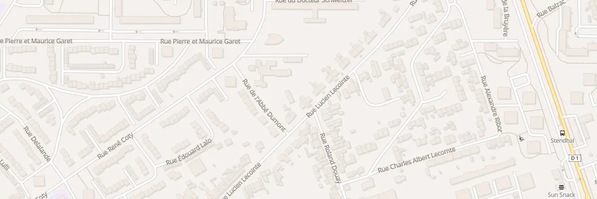 Plan du 223 Rue Lucien Lecointe à Amiens
