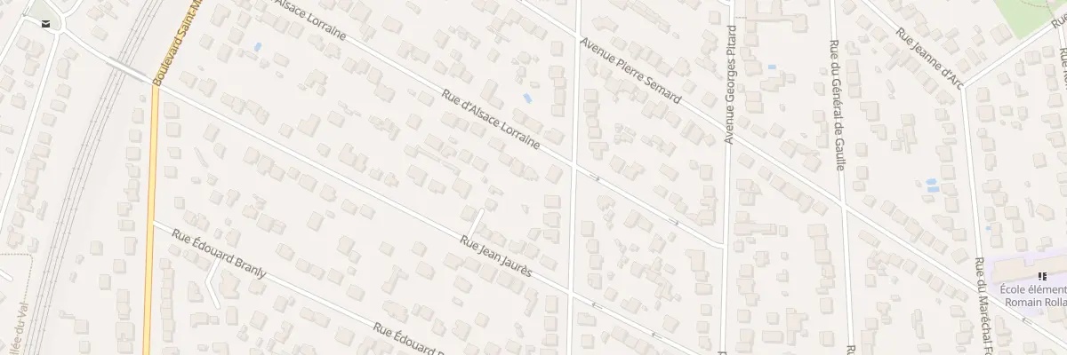 Plan du 58 Rue d’Alsace Lorraine à Sainte-Geneviève-des-Bois