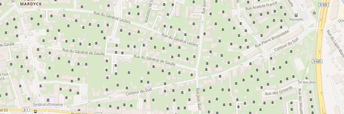 Plan du 8 Rue du General de Gaulle Fm à Dunkerque