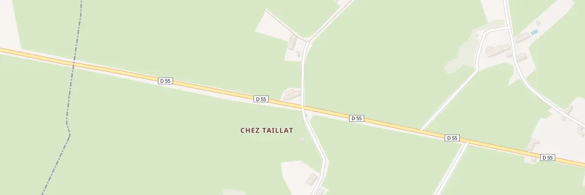 Plan du 2 Chez Taillat à Lussat