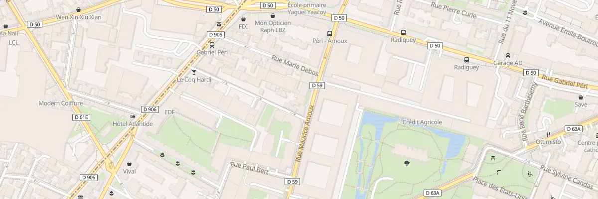 Plan du 52 Rue Maurice Arnoux à Montrouge