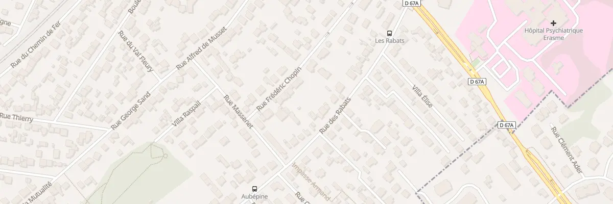 Plan du 40 Rue des Rabats à Antony