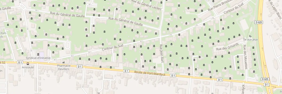Plan du 57 Rue du Contour du Sud Fm à Dunkerque