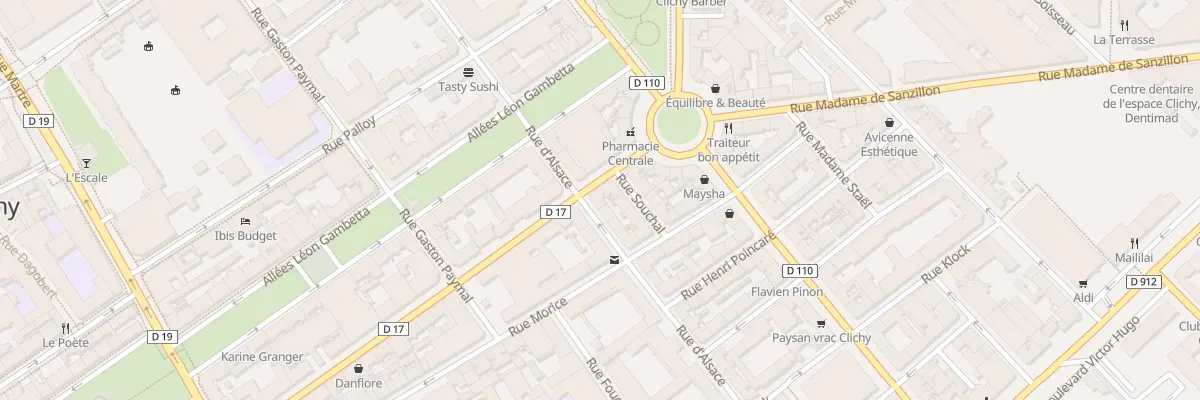 Plan du 36 Rue d’Alsace à Clichy