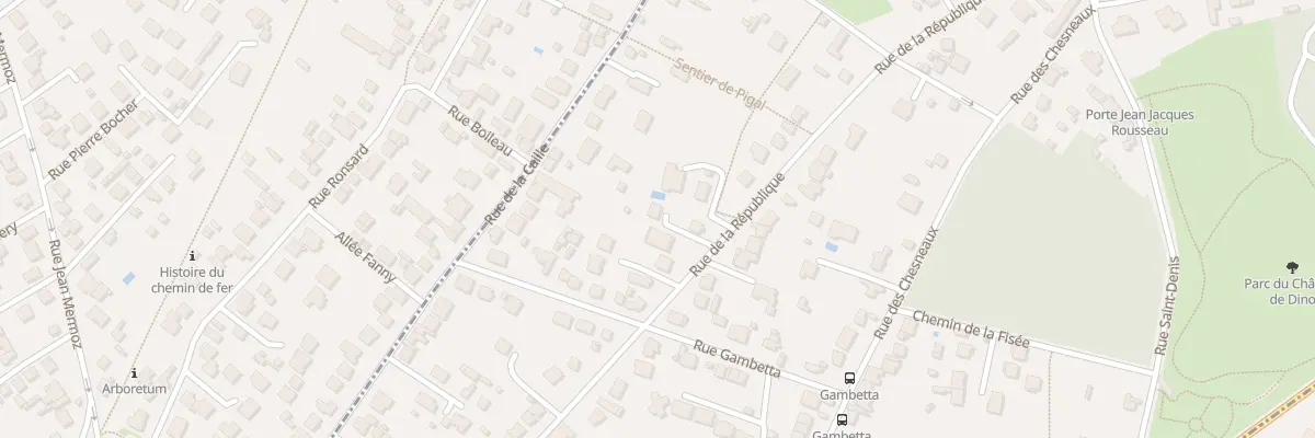 Plan du 34B Rue de la République à Montmorency