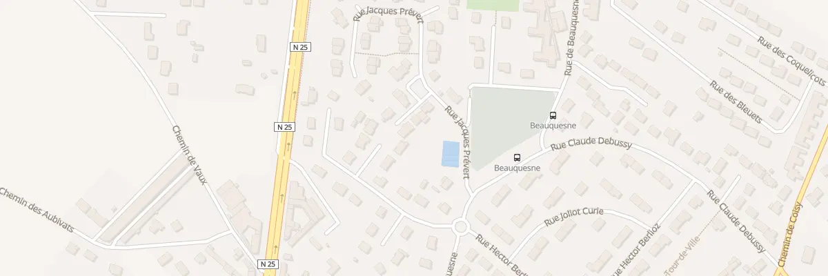 Plan du 7 Imp Jacques Brel à Poulainville