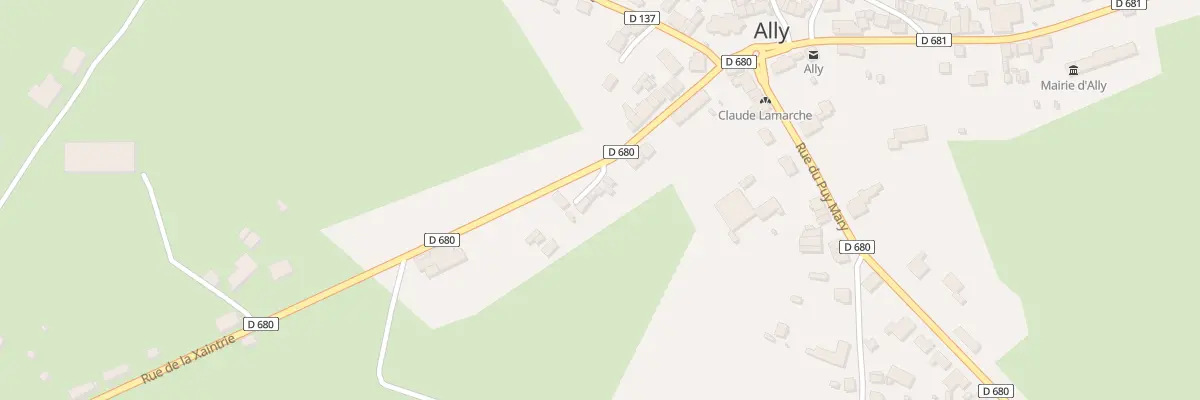 Plan du 5172 Le Bourg à Ally