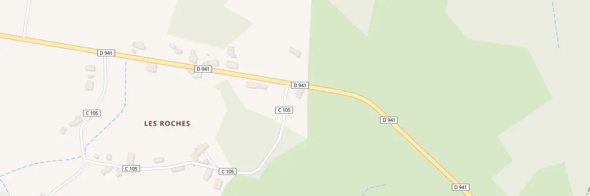 Plan du 24 Les Roches à Saint-Avit-de-Tardes