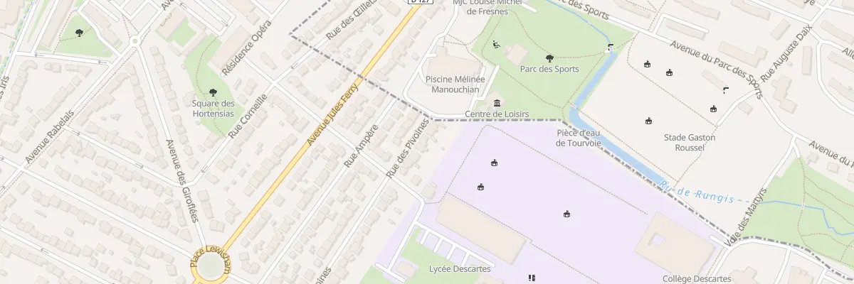 Plan du 64 Rue des Pivoines à Antony