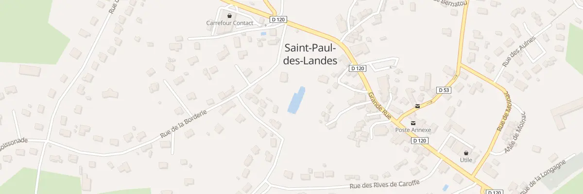 Plan du 5090C Le Bourg Ouest à Saint-Paul-des-Landes