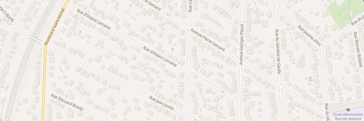 Plan du 57 Rue d’Alsace Lorraine à Sainte-Geneviève-des-Bois