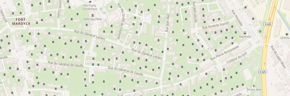 Plan du 8 Rue du General Leclerc Fm à Dunkerque