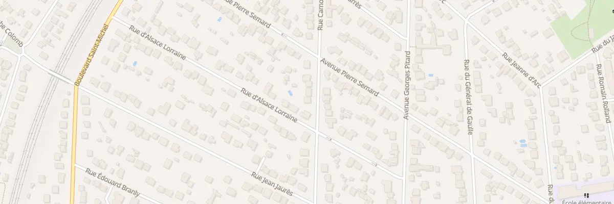Plan du 36 Rue Carnot à Sainte-Geneviève-des-Bois