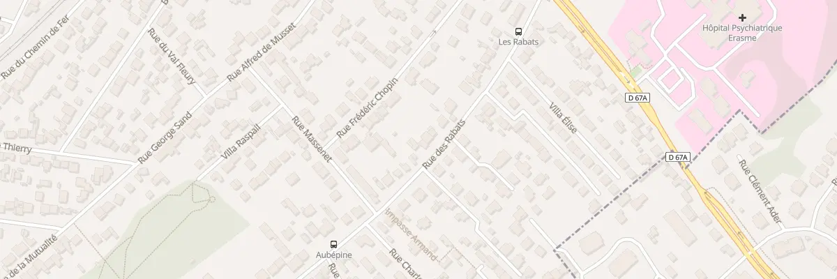 Plan du 40 Rue des Rabats à Antony