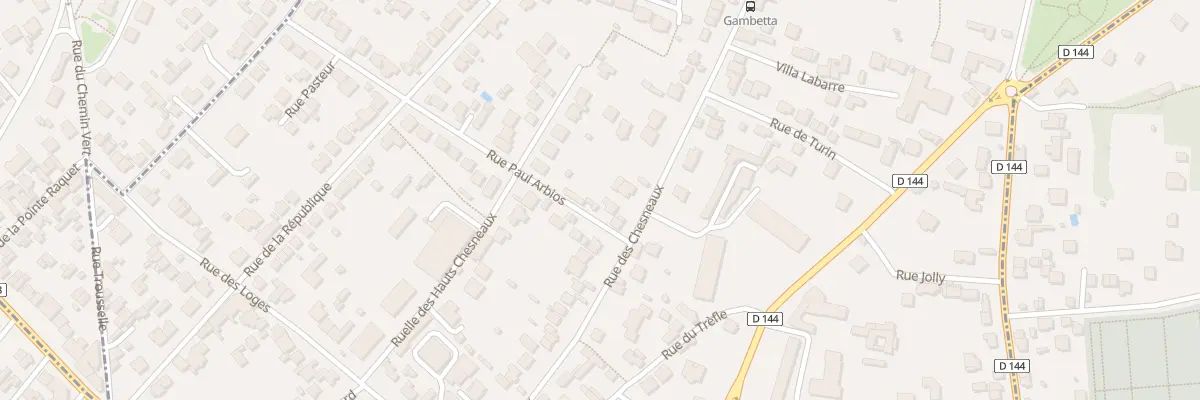 Plan du 52 Rue des Chesneaux à Montmorency
