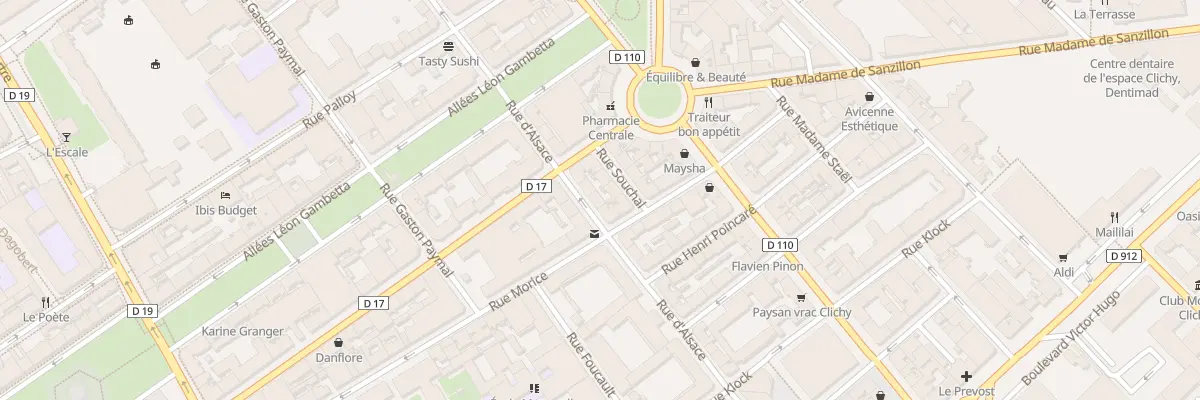 Plan du 32 Rue d’Alsace à Clichy