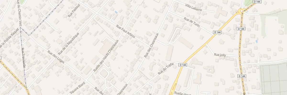 Plan du 58 Rue des Chesneaux à Montmorency