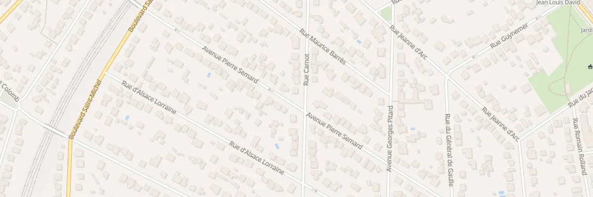 Plan du 24 Rue Carnot à Sainte-Geneviève-des-Bois