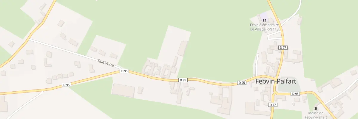 Plan du 4 Rue de Laires à Febvin-Palfart