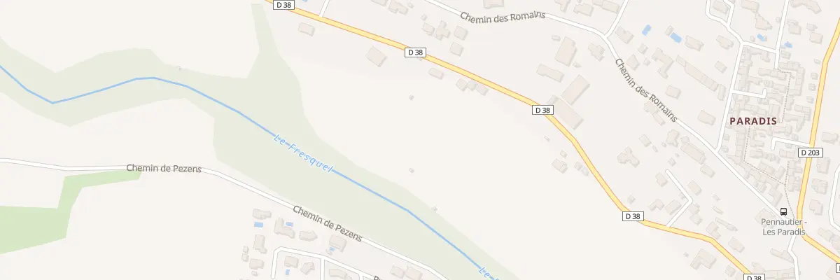 Plan du 15 Av du Cabardes à Pennautier