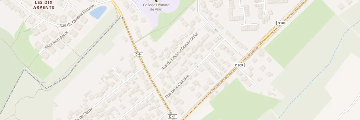 Plan du 10 Rue du Doc Dreyer Dufer à Bouffémont