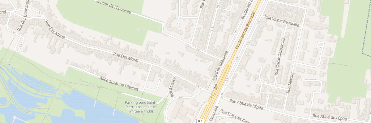Plan du 255 Rue Eloi Morel à Amiens