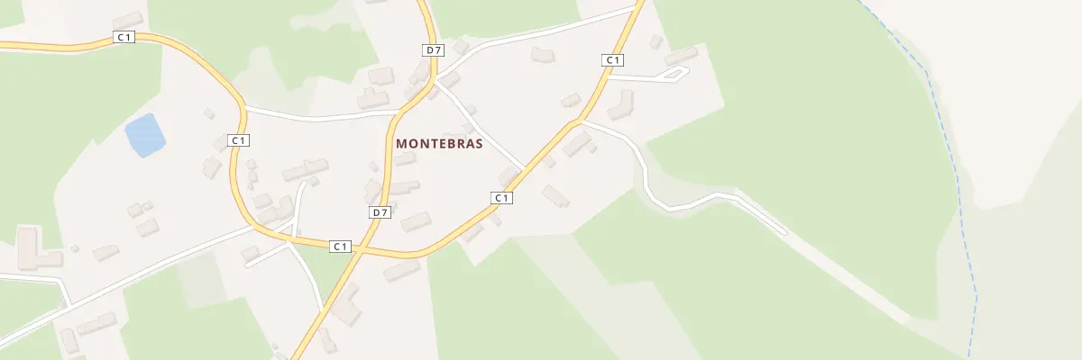 Plan du 35 Montebras à Soumans