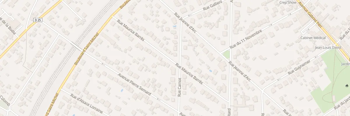 Plan du 12B Rue Carnot à Sainte-Geneviève-des-Bois