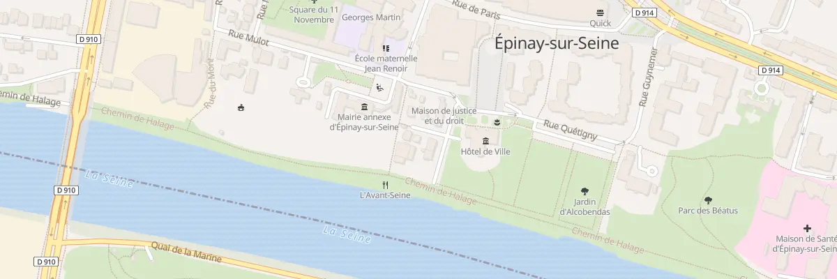 Plan du 3 Rue Claire à Épinay-sur-Seine