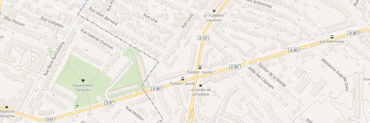 Plan du 72 Bd Pasteur à Fresnes