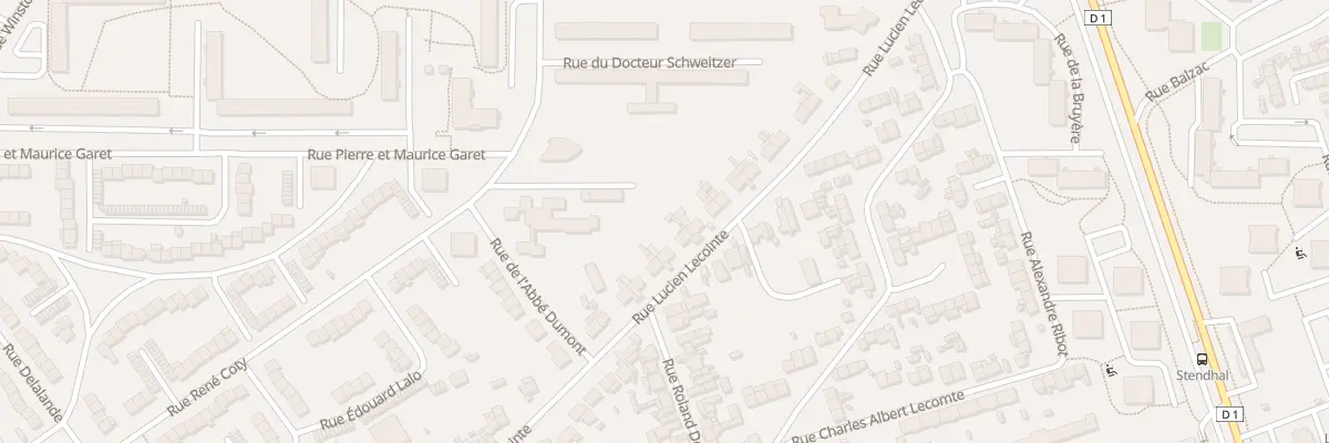 Plan du 231 Rue Lucien Lecointe à Amiens