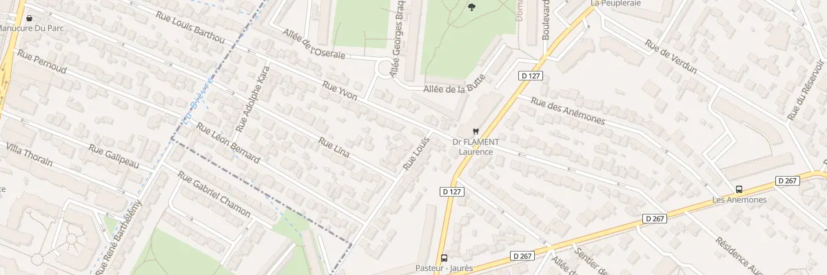 Plan du 50 Rue Yvon à Fresnes