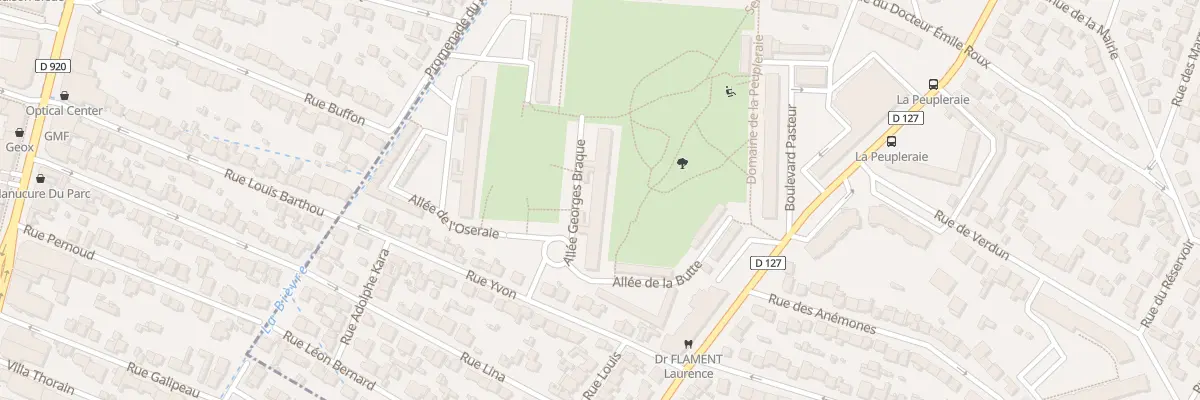 Plan du 14 All Georges Braque à Fresnes