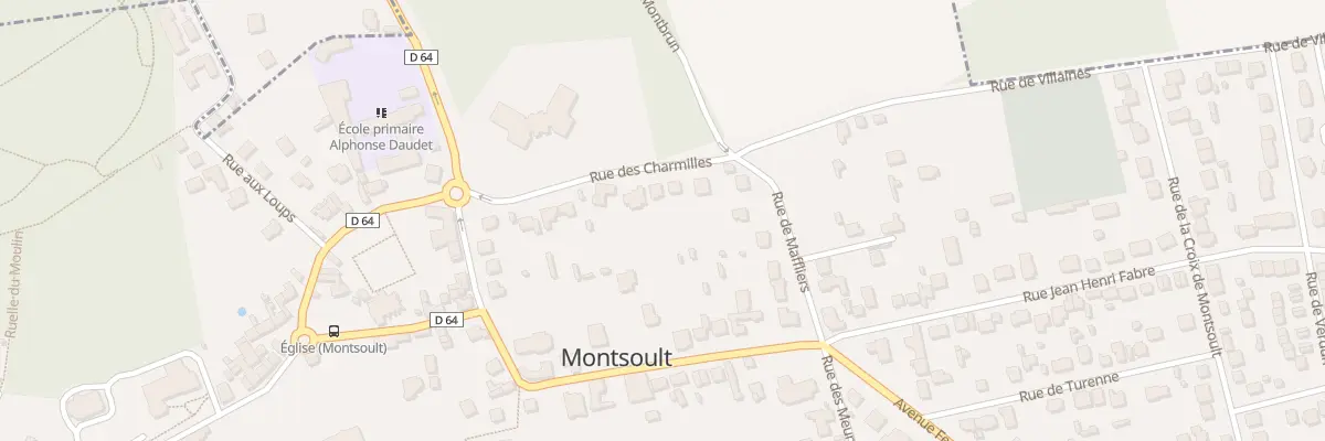 Plan du 14 Rue des Charmilles à Montsoult
