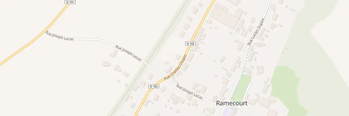 Plan du 672 Rue Charles Chopin à Ramecourt