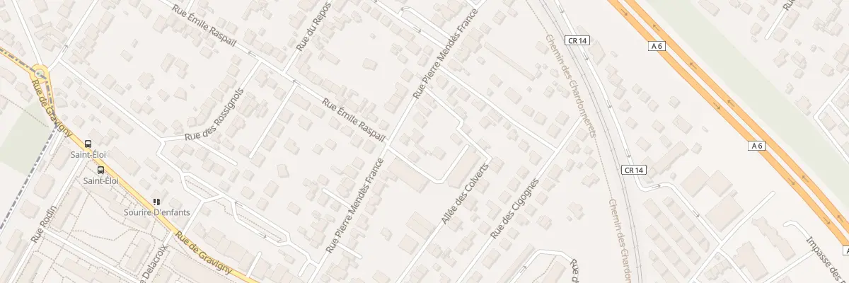 Plan du 41B Rue Pierre Mendés France à Chilly-Mazarin