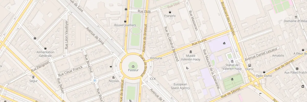 Plan du 24 Rue Duroc à Paris 7e Arrondissement