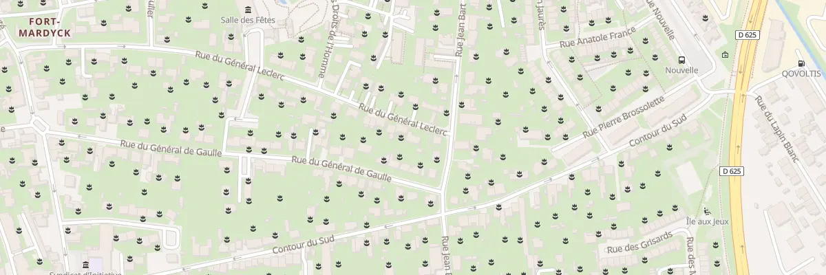 Plan du 3 Rue du General Leclerc Fm à Dunkerque