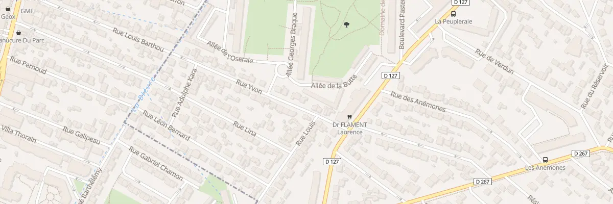 Plan du 59 Rue Yvon à Fresnes