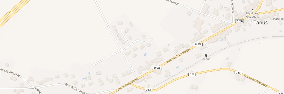 Plan du 5 Rue de la Bouriette à Tanus