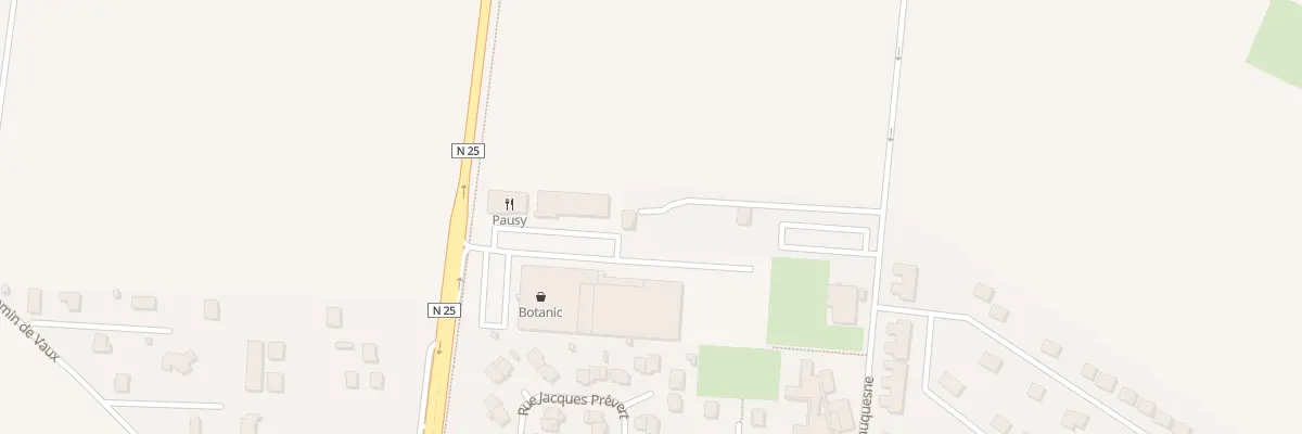 Plan du 7 Le Chemin de Beauquesne à Poulainville