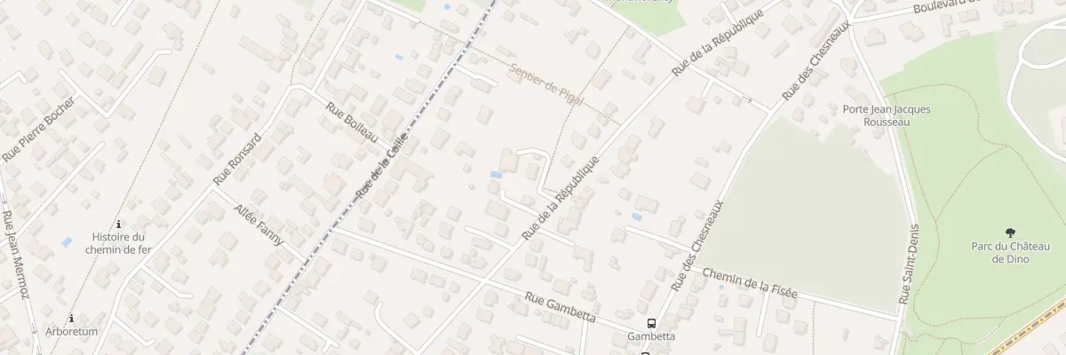 Plan du 32B Rue de la République à Montmorency