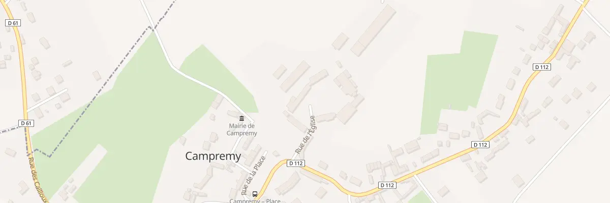 Plan du 3 Rue de l’Eglise à Campremy