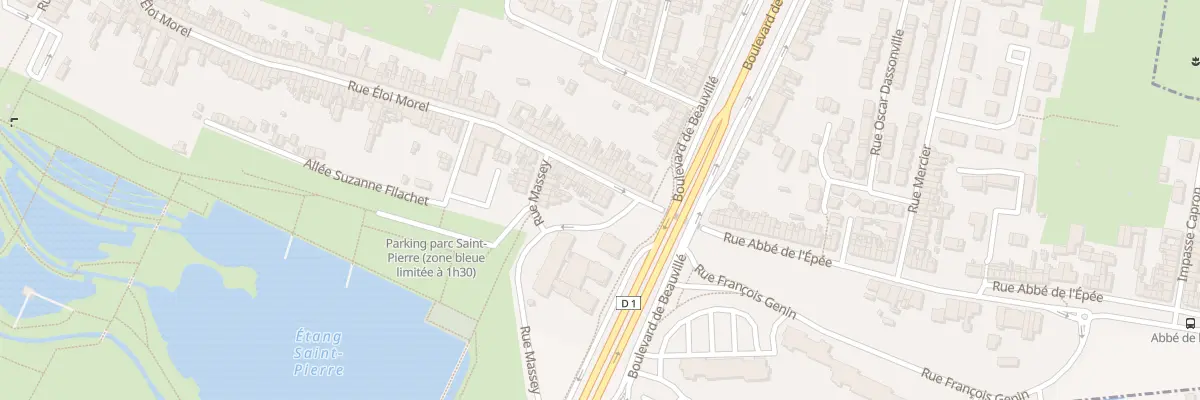 Plan du 280 Rue Eloi Morel à Amiens