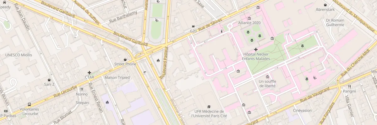Plan du 163 Rue de Sèvres à Paris 15e Arrondissement