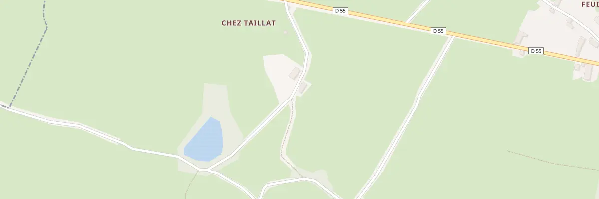 Plan du 1 Chez Taillat à Lussat