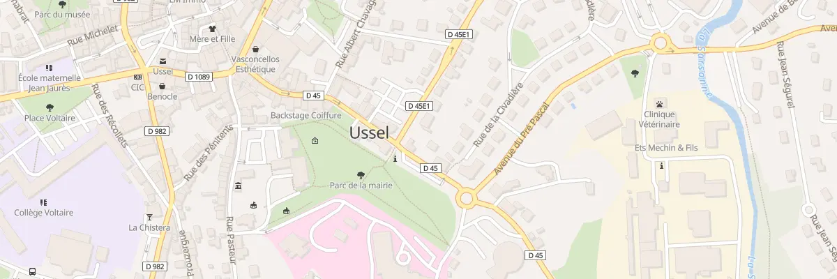 Plan du 17B Av Marmontel à Ussel