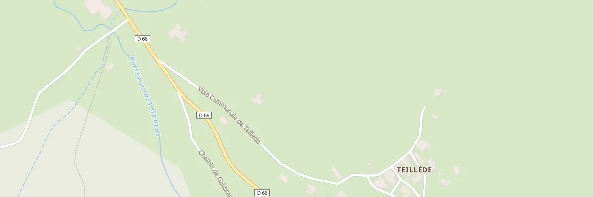 Plan du 3T Ham de Teillède à Castres
