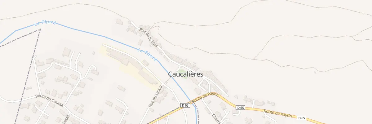 Plan du 8 Rue de la Mairie à Caucalières